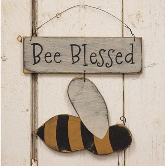 Other - NWT Primitive Bee Blessed Hanging Sign